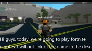 Roblox Fortnite Dance Emotes Gamepass Room Dances - 