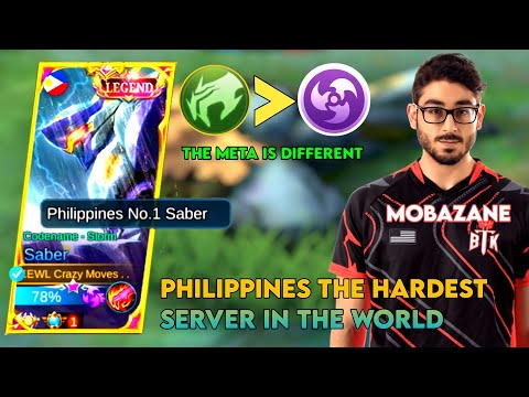WELCOME TO PHILIPPINES SERVER MOBAZANE!? THE HARDEST SERVER IN THE WORLD!!