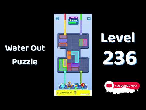 Water Out Puzzle Level 236 Walkthrough 💧 | Step-by-Step Solution | SolutionGuruji