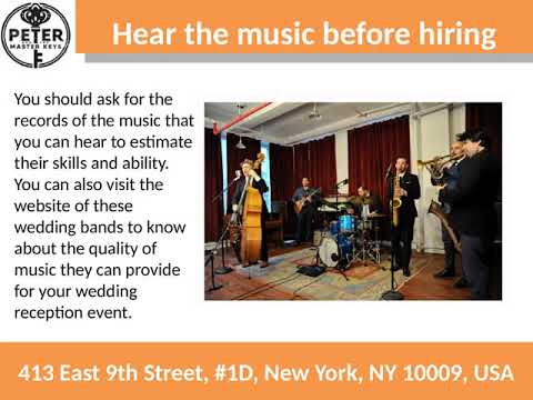 Hire The Best Jazz Band For Wedding Reception