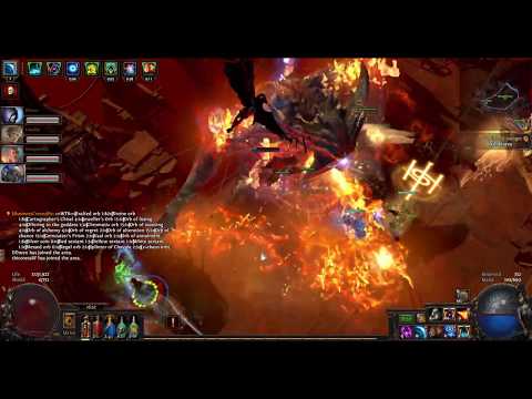 Path of Exile act10 Kitava hierophant spell totem freezing puls