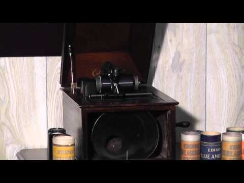 Edison blue amberol cylinder 3136 - Blue Danube Waltz by the Imperial Marimba Band