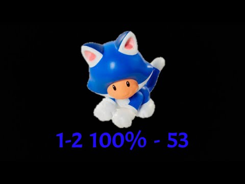 Super Mario 3D World (Switch) 1-2 100% Speedrun - Time: 53 (Former WR)