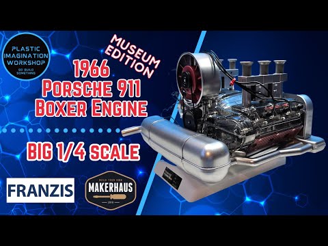Porsche 911 Boxer Engine - Porsche Museum Edition, Build and Review #porsche  #porsche911