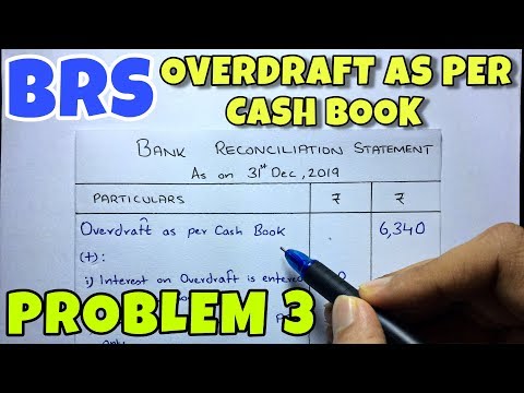 #4 Bank Reconciliation Statement - Problem 3 -By Saheb Academy - Class 11