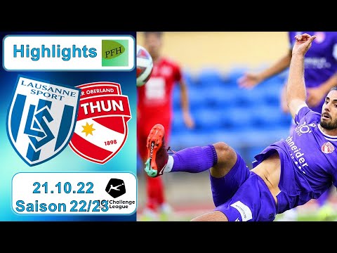 Highlights: FC Lausanne - Sport vs FC Thun (21.10.2022)