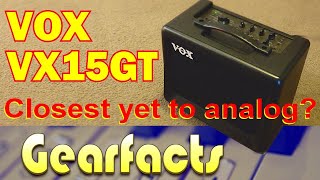 Video thumbnail for Closest to analog yet? Vox VX15GT amp by Gearfacts