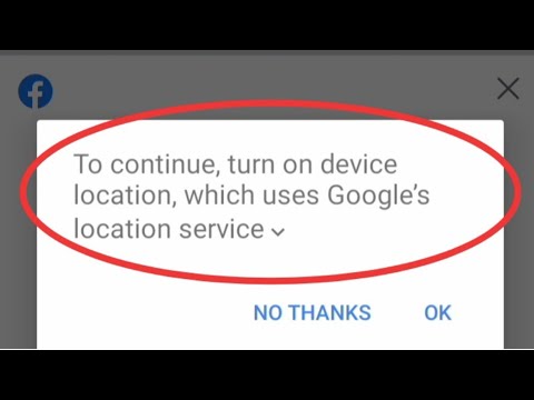 To continue turn on device location which uses google location services 2023