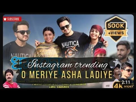 O Meriye Asha Ladiye ||  Dhamka Natti Ka || By Sharma Vicky Instagram Viral 2025