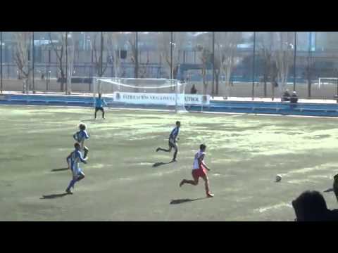Gol de Moha con Castilla y León Sub18 ante Canarias