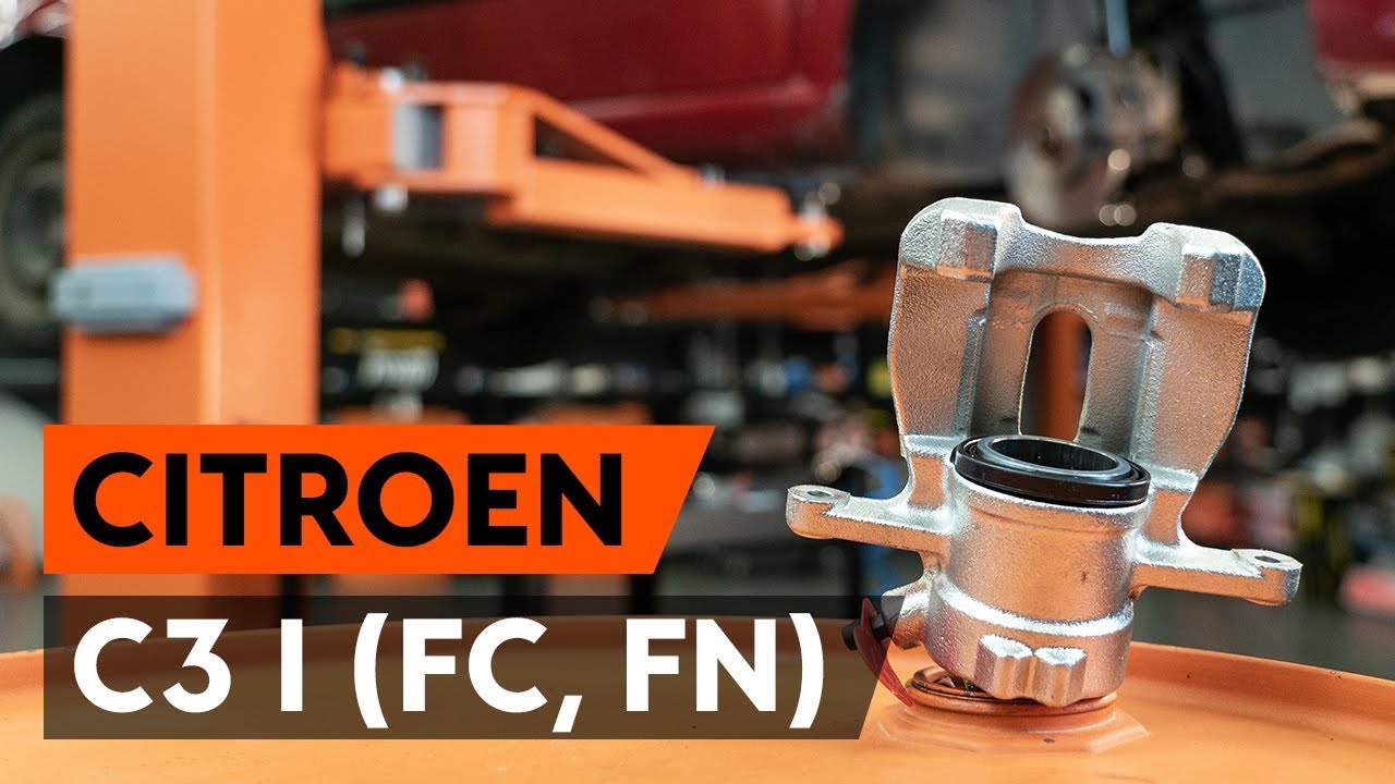 Cómo cambiar: pinza de freno de la parte delantera - Citroen C3 1 | Guía de sustitución