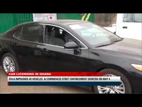 DVLA impounds 40 vehicles and commences strict enforcement exercise on May 4.