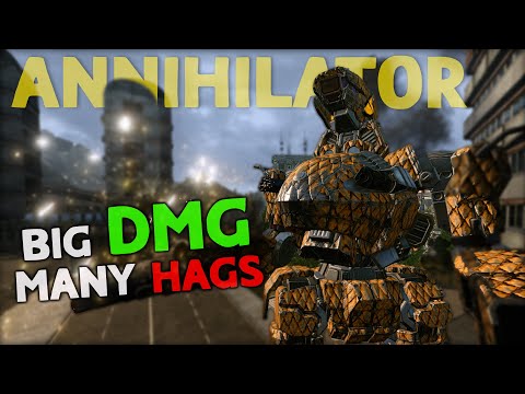 120 HAG's on an Annihilator! - (GAUSSZILLA GAMEPLAY) - MWO