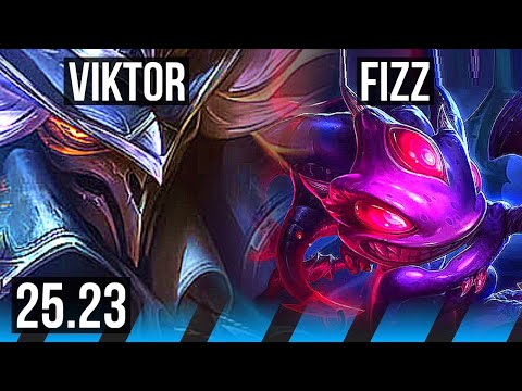 VIKTOR vs FIZZ (MID) | KR Master | 25.23