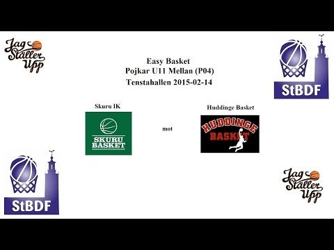 Skuru IK (P04) mot Huddinge Basket - EB - 2015-02-14