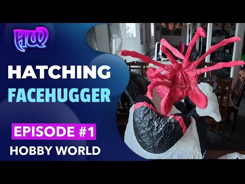 Alien Egg, Hatching Facehugger [3D Printed, Full Size] - EP1 [The First Steps]