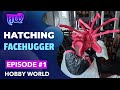 Alien Egg Hatching Facehugger 3D Printed Full Size EP1 The First Steps