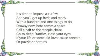 Ian Dury - Lullaby for Francies Lyrics