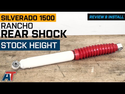 2007-2018 Silverado 1500 Rancho RS5000X Rear Shock for Stock Height Review & Install