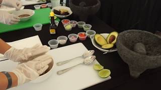 Making Guacamole and Shrimp Ceviche