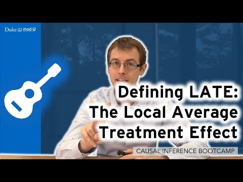 Defining LATE: The Local Average Treatment Effect: Causal Inference Bootcamp