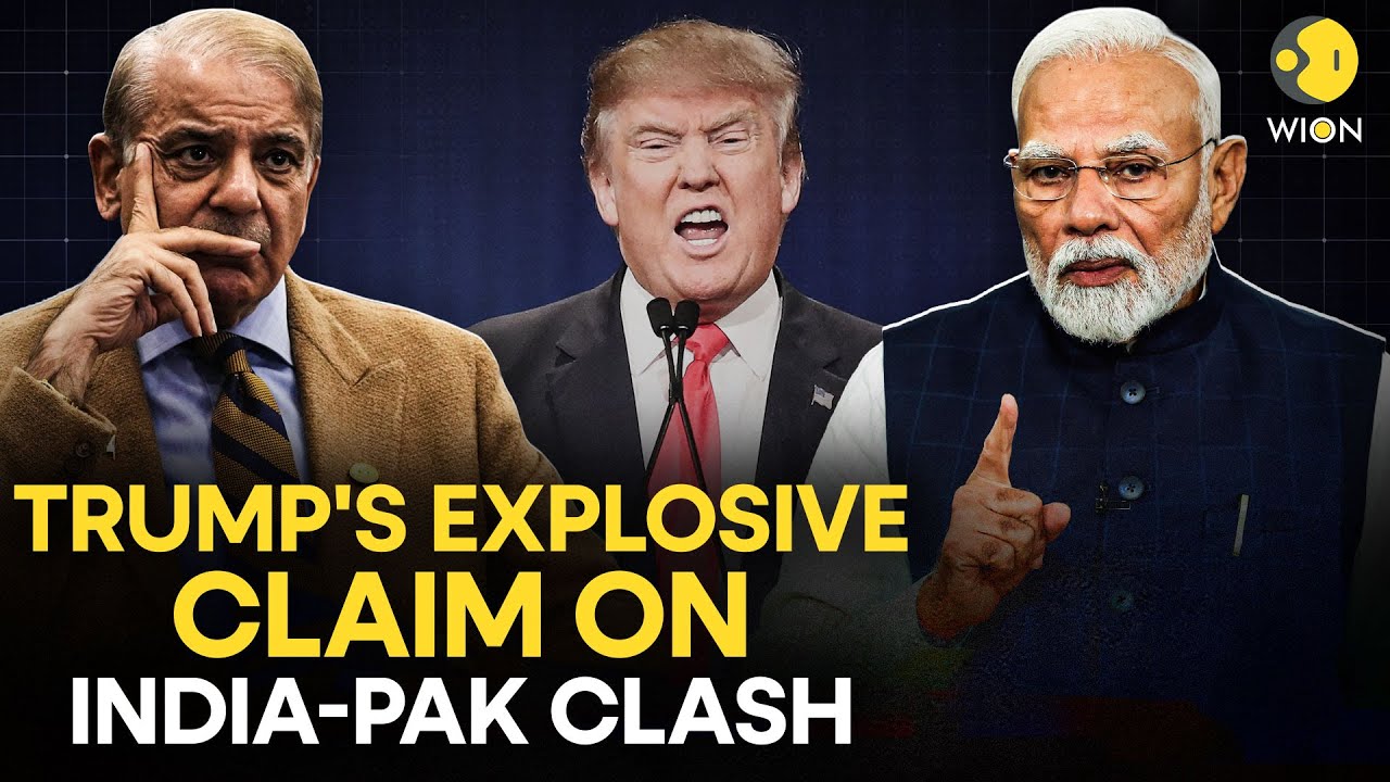 LIVE: Trump's EXPLOSIVE Statement On India-Pakistan War, Says Eight Jets Shot Down | WION Live