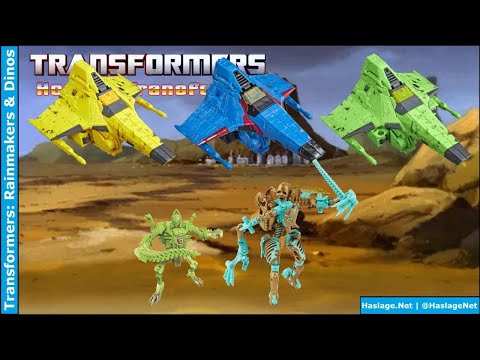 Transformers Siege Voyager Rainmakers, Kingdom Deluxe & Core Fossilizers