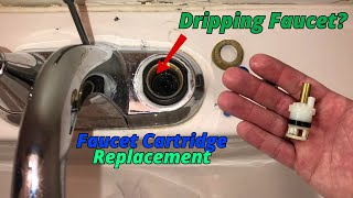 How To Replace a Pfister Faucet Valve Cartridge | Fix Leaky Kitchen Faucet |