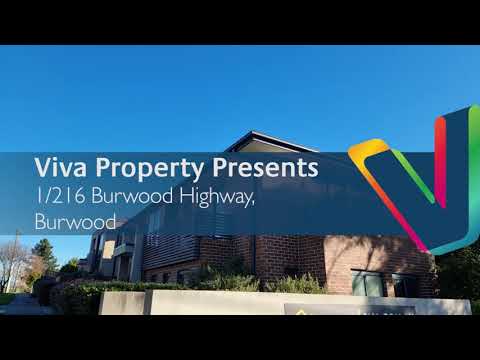 1/216 Burwood Highway, BURWOOD – Apartment tour by Viva Property