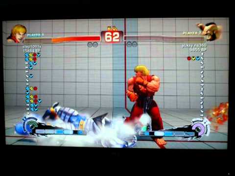 SSF4 - step1091x *Ken* vs yukky na360 *Zangief* - XBL Ranked Match