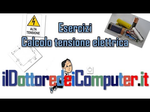 Elettrotecnica e Circuiti elettrici - Esercizio calcolo tensione e CLAMOROSAMENTE corrente (ep.17)