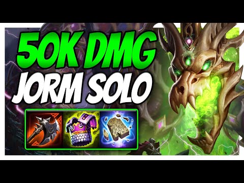 THIS IS WHY JORM WAS TOP PICK AT MASTERS! - Smite Jormungandr Solo Ranked