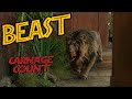 Beast 2022 Carnage Count
