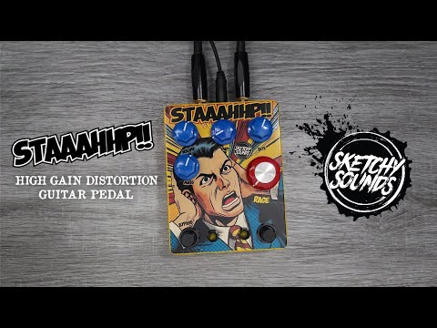 Sketchy Sounds STAAAHHP!! High Gain Distortion Guitar Pedal image 4