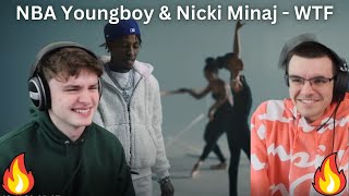 Reacting To YoungBoy Never Broke Again feat. Nicki Minaj - WTF ( Official Music Video)!!!