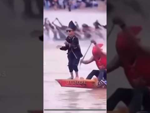 Aura Farming During Boat Race #aura #aurafarming #rap #kids #music #boating #boatracing #aurashorts