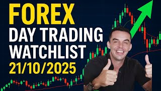 Forex Day Trading Watchlist 21/10/2025 | EURUSD, EURJPY, GBPCHF