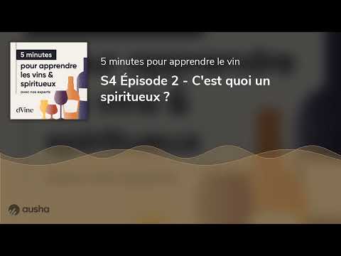S4 Épisode 2 - C'est quoi un spiritueux ?