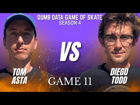 MUST WIN! Tom Asta vs Diego Todd - Dumb Data Game of Skate 4 Game 11