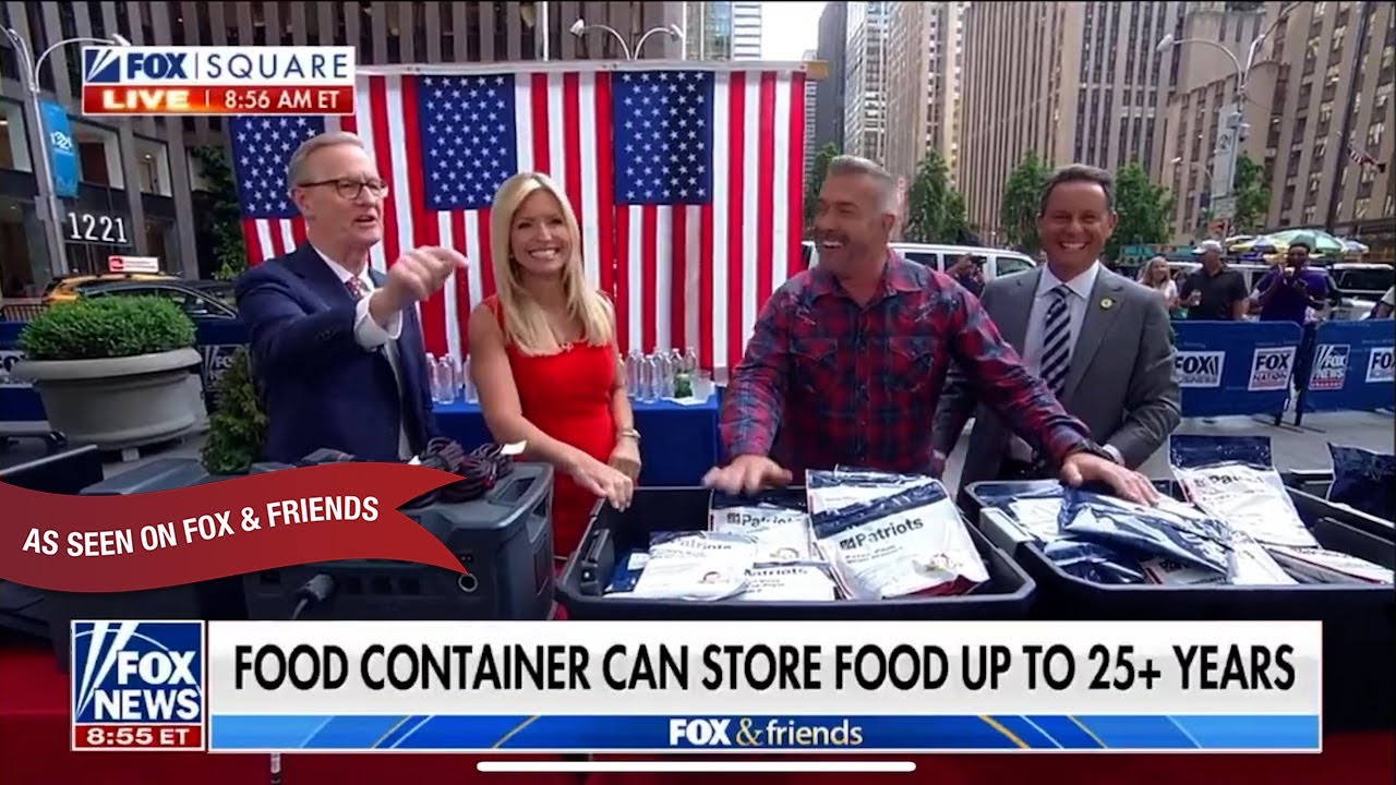 3-Month Survival Food Kit featured on FOX & Friends.