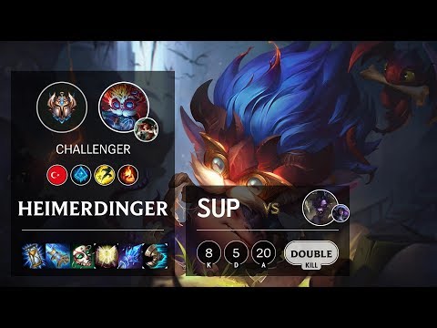 Heimerdinger Support vs Alistar - TR Challenger Patch 10.12