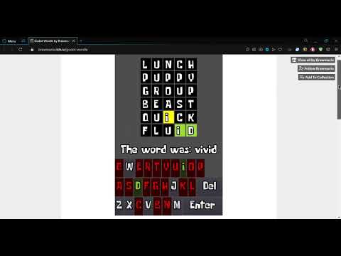 Godot Wordle by Brawmario