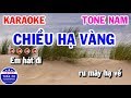 Karaoke Chiều Hạ Vàng Tone Nam D#m Nhạc Sống | Karaoke Tuấn Cò