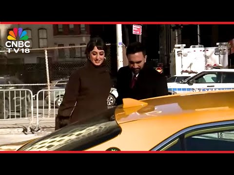 WATCH: New York Mayor Mamdani With His Wife Rama Duwaji Arrives at Inauguration in a Taxi | N18G