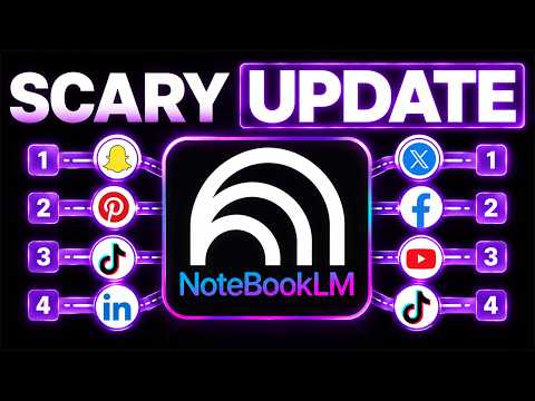 Video Thumbnail: NEW NotebookLM Update Is INSANE!