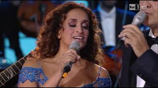 Andrea Bocelli with Noa, Matteo Bocelli, Virginia Bocelli - Sorridi amore vai