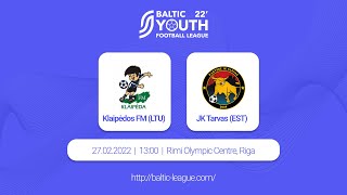 Baltic Youth Football League 2022 | Klaipėdos FM (LTU) - JK Tarvas (EST)