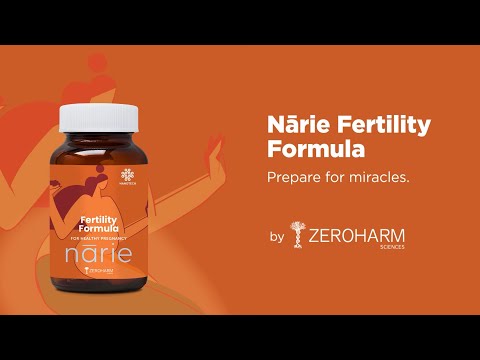 Zeroharm fertility formula for women, packaging type: box