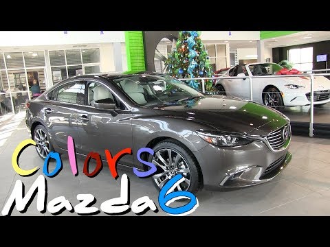 ⚪ New 2017.5 Mazda6 - Exterior Colors & Exclusive Look at Nappa Leather Interior | REVIEW