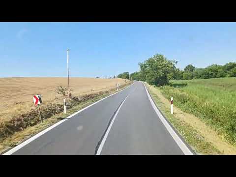Driving in Slovakia, route 511, Vráble - Velka Mana